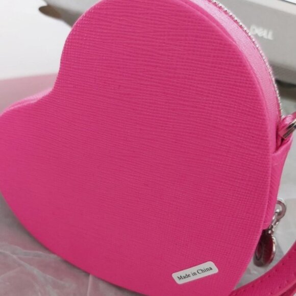 NEW AUTHENTIC PANDORA PINK HEART SHAPED JEWELRY BOX/case - Picture 7 of 11